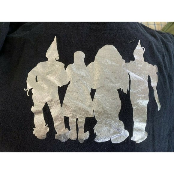 Kids Wizard of Oz Characters T Shirt Gildan‎ Black - Picture 2 of 11